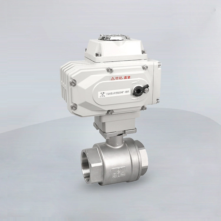 24V-380V 4-20mA Signal 1000wog 304 Bsp NPT Thread Full Port Stainless Steel Control Regulating on/off Motorized Electric Actuator 2-Piece Ball Valve